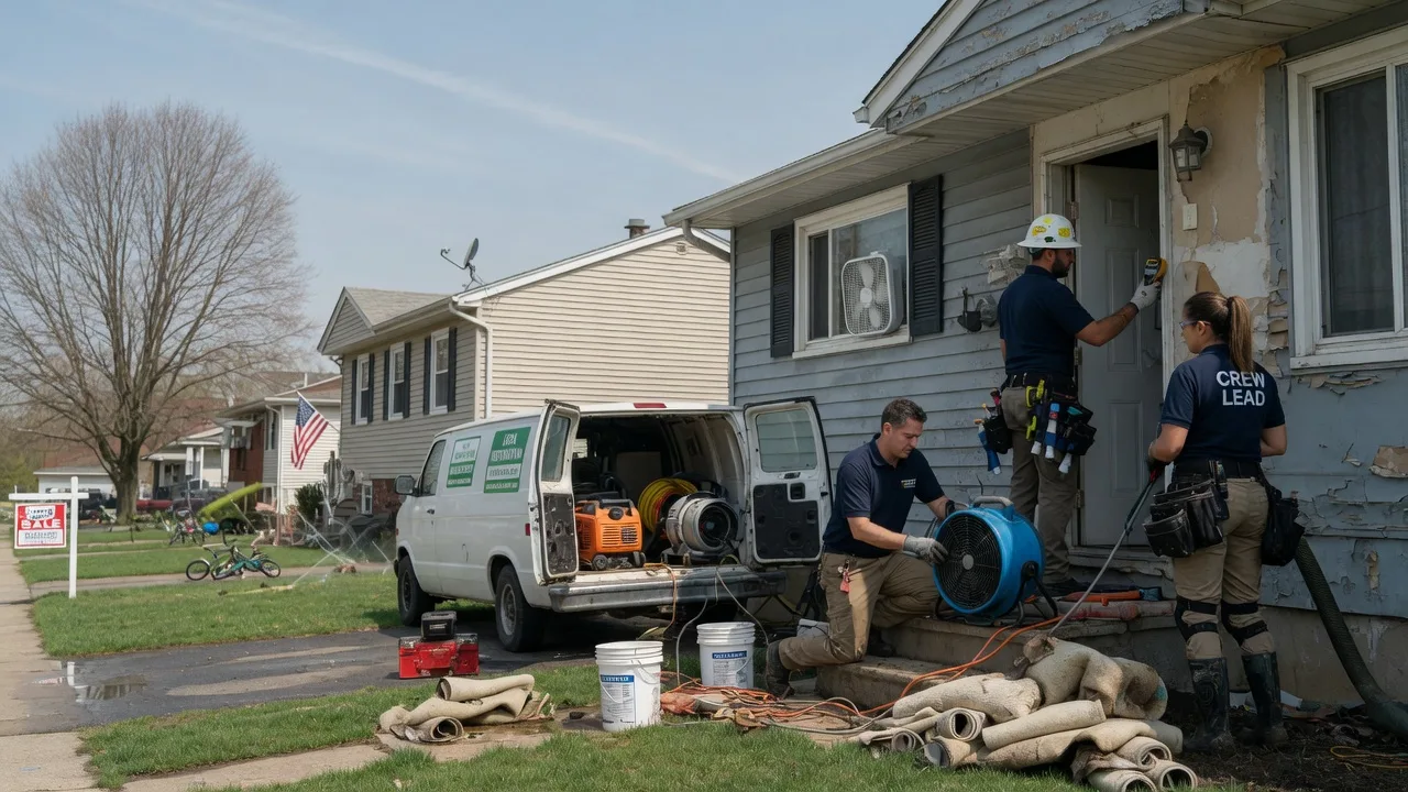 Flood Cleanup in Leesport, PA near me